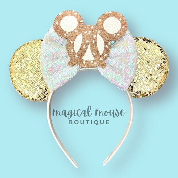 Mickey Pretzel Minnie Ears | Disney World-Inspired Mouse Ears Headband - Picture 1 of 5